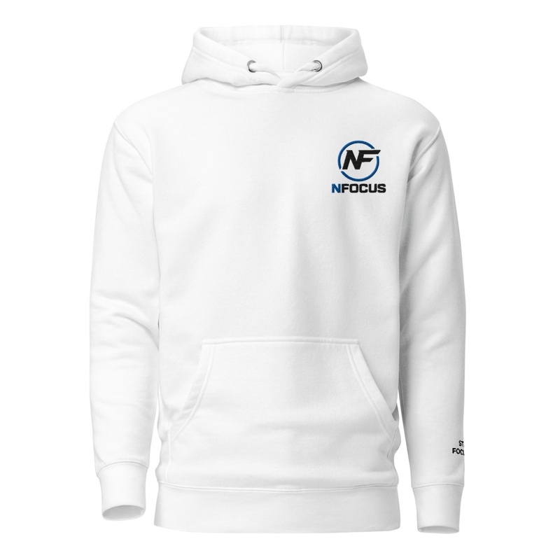 NFocus Embroider Logo Hoodie (White)