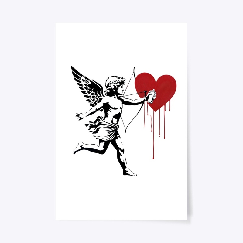 Cupid With Spray Can