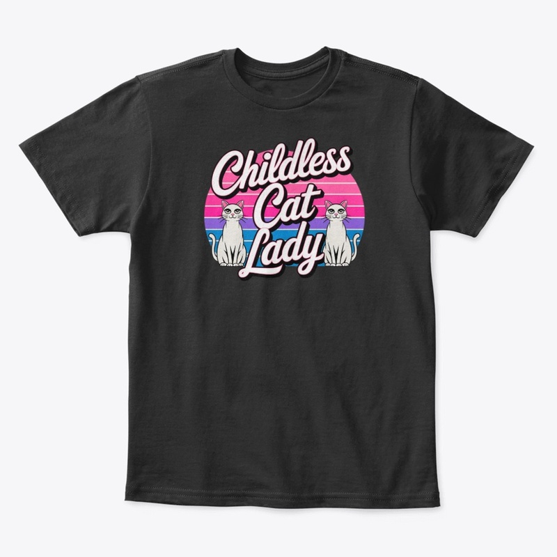 childless cat lady shirt