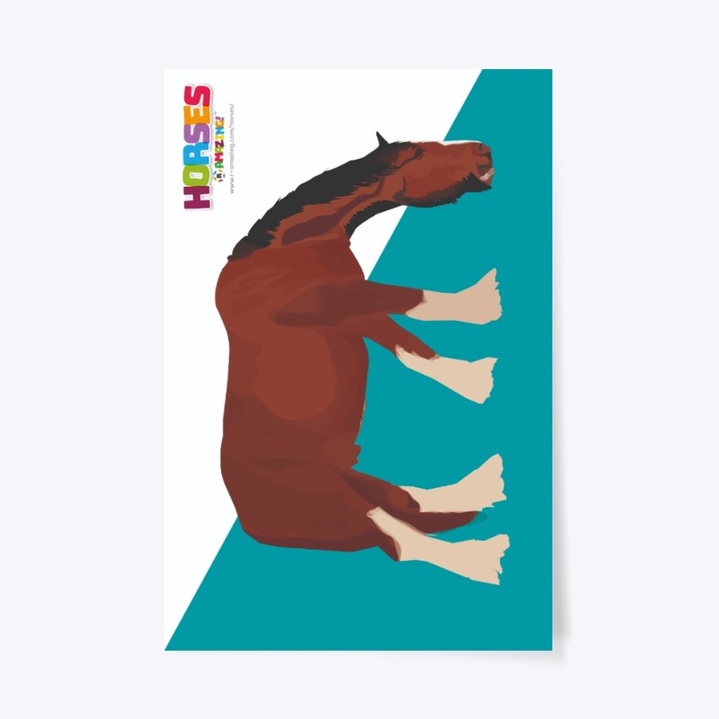 Shire Horse – ‘R’ Amazing Poster