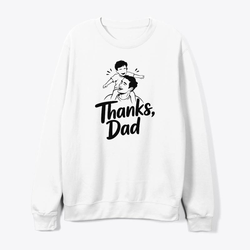 Thanks Dad – Heartfelt Typography Design