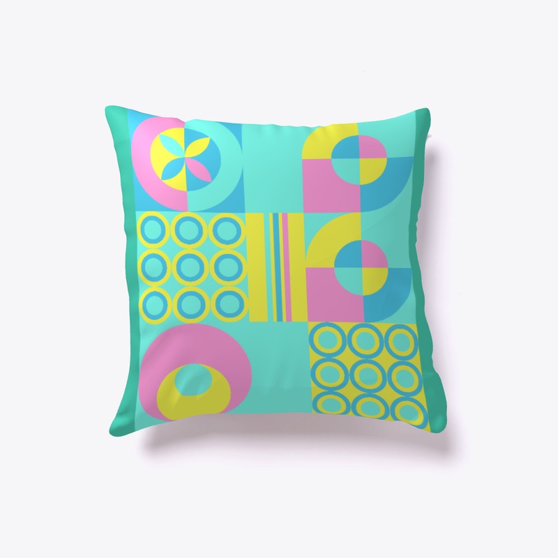 Tribal colorful geometric design pastel 