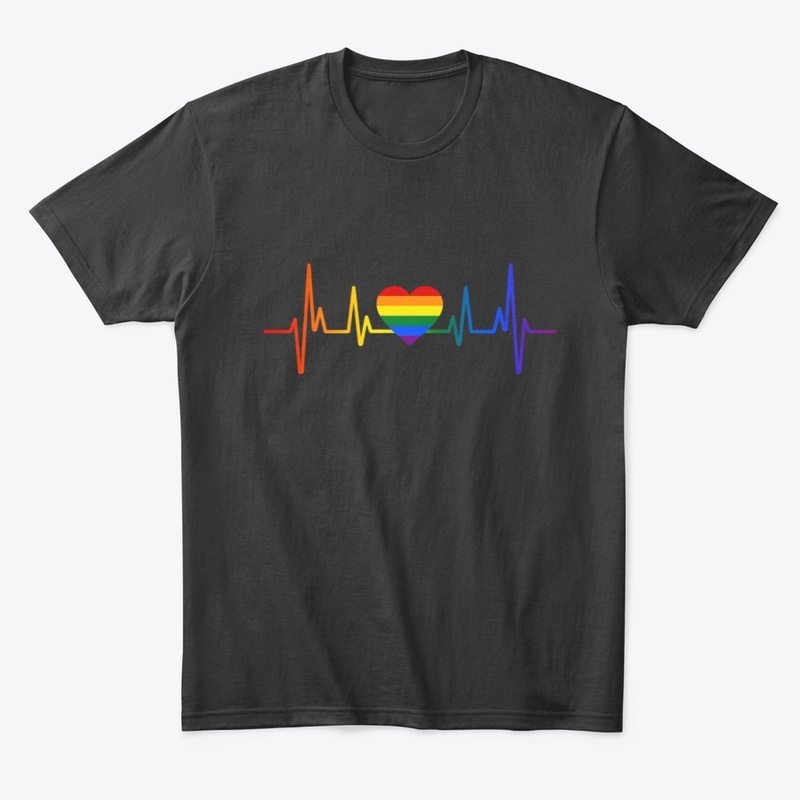 LGBT Gay Pride Heartbeat