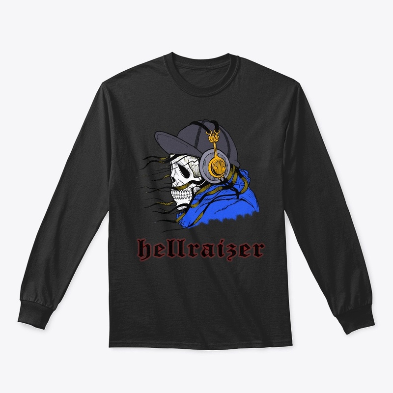 HellRaizer Skull, Headphones and Cap