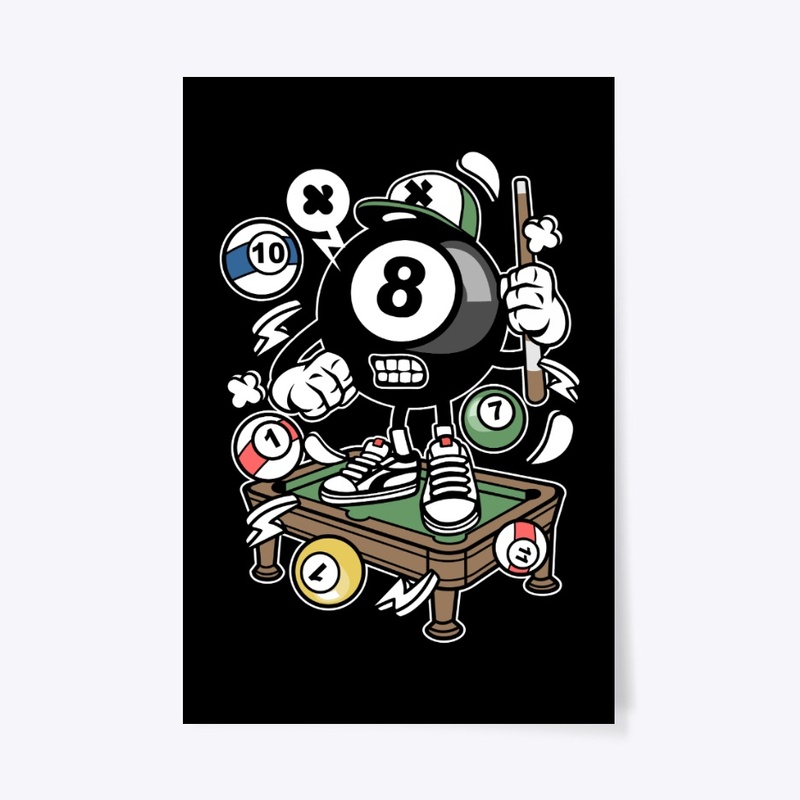 Eight Ball Canvas Print