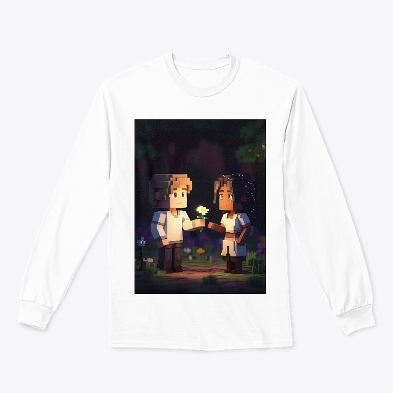 Classic Long Sleeve Tee (Boy and flower)