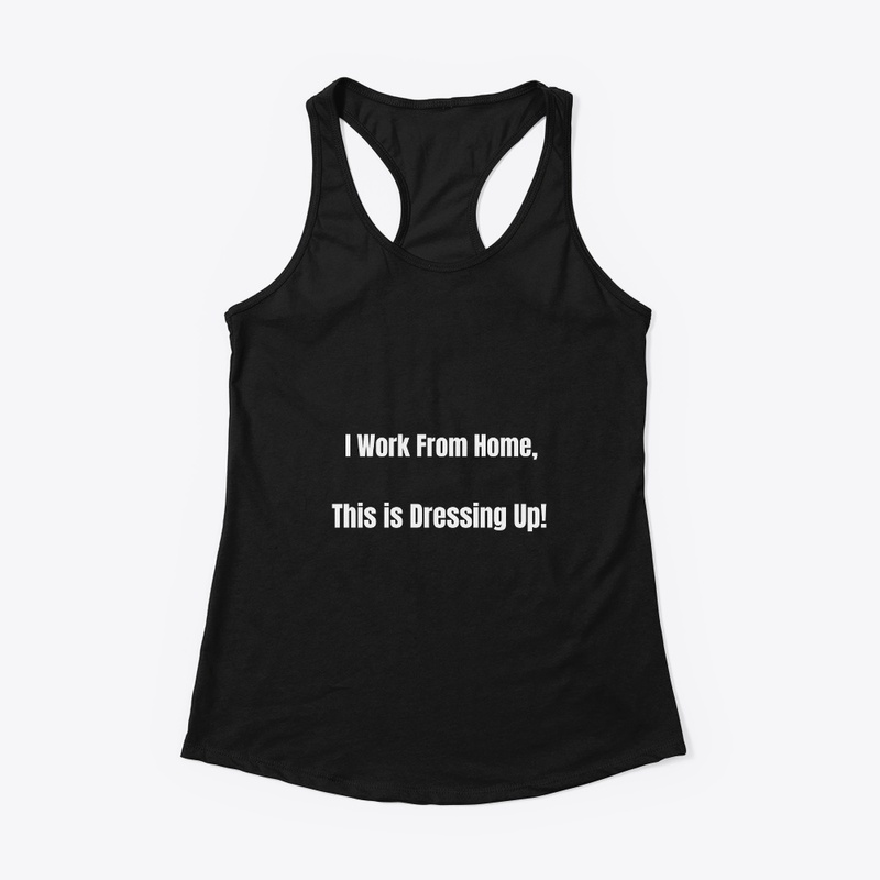 I Work From Home - White Print