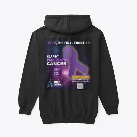 Stf Cancer Fundraiser Black Camiseta Back