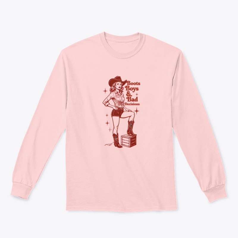 Boots Boy S Bad Decisions - Classic Long Sleeve Tee - Classic Long Sleeve Tee - Classic Long Sleeve Tee - Classic Long Sleeve Tee