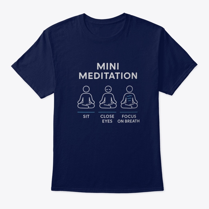 Mini Meditation Tee Design