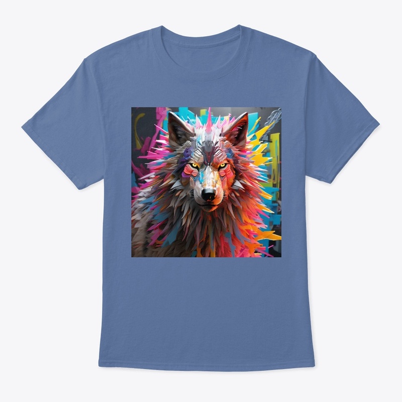 Vibrant Wolf Spirit