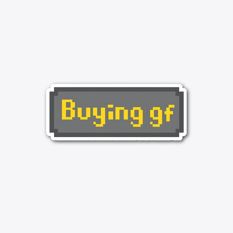 Buying GF – Retro Pixel Chat Tee
