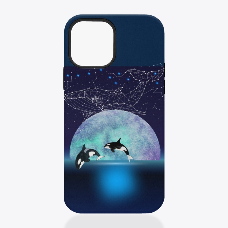 Night Sea Dreams with Whales