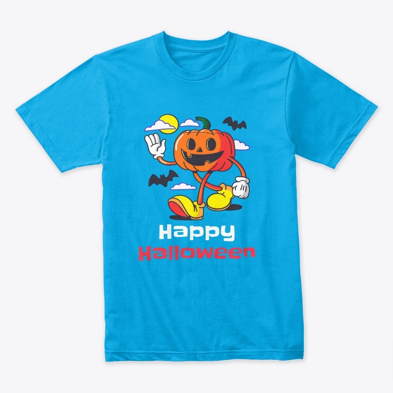 Orange pumpkin - Happy Halloween Design