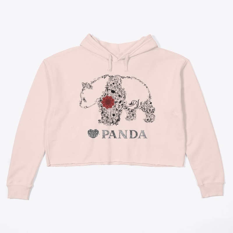 mandala heart panda -panda day