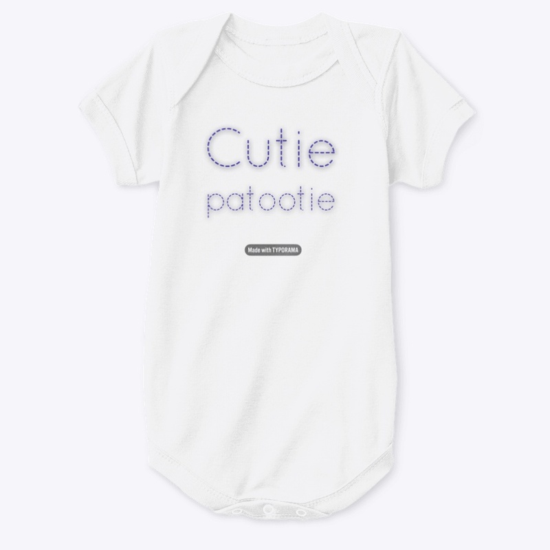 Cutie Patootie Dot BabyGrow