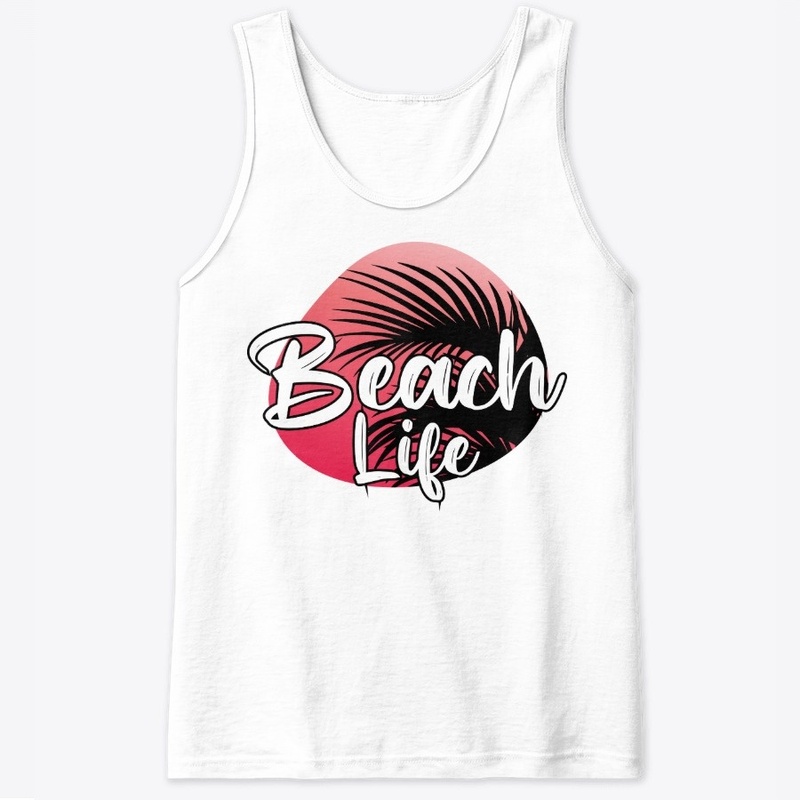 Beach life tee-shirt design