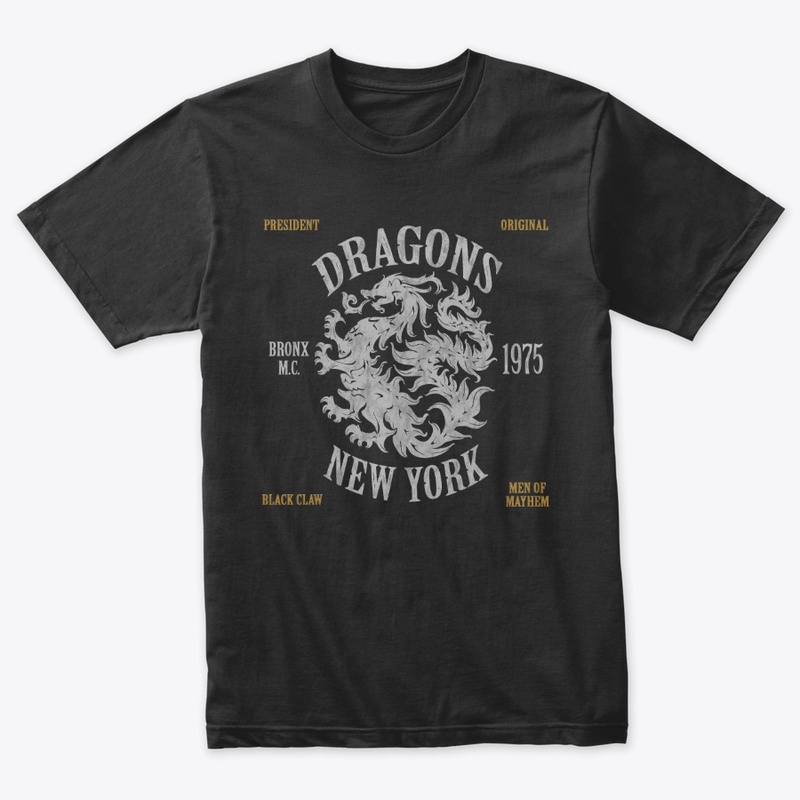 tribal oriental black dragon 