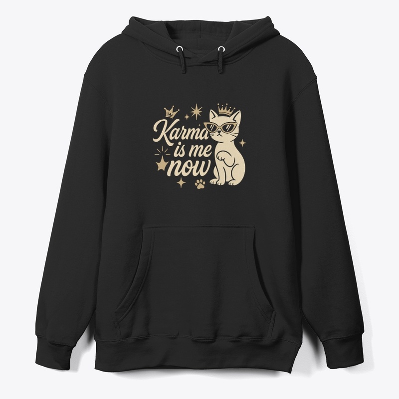 Karma Is Me Now Sassy Cat Tee