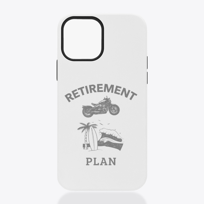 Vintage Retirement Plan Motorcycle Funny