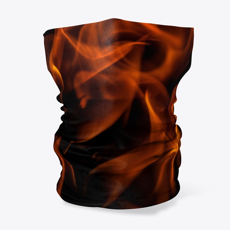 Blazing Fiery Warm Campfire