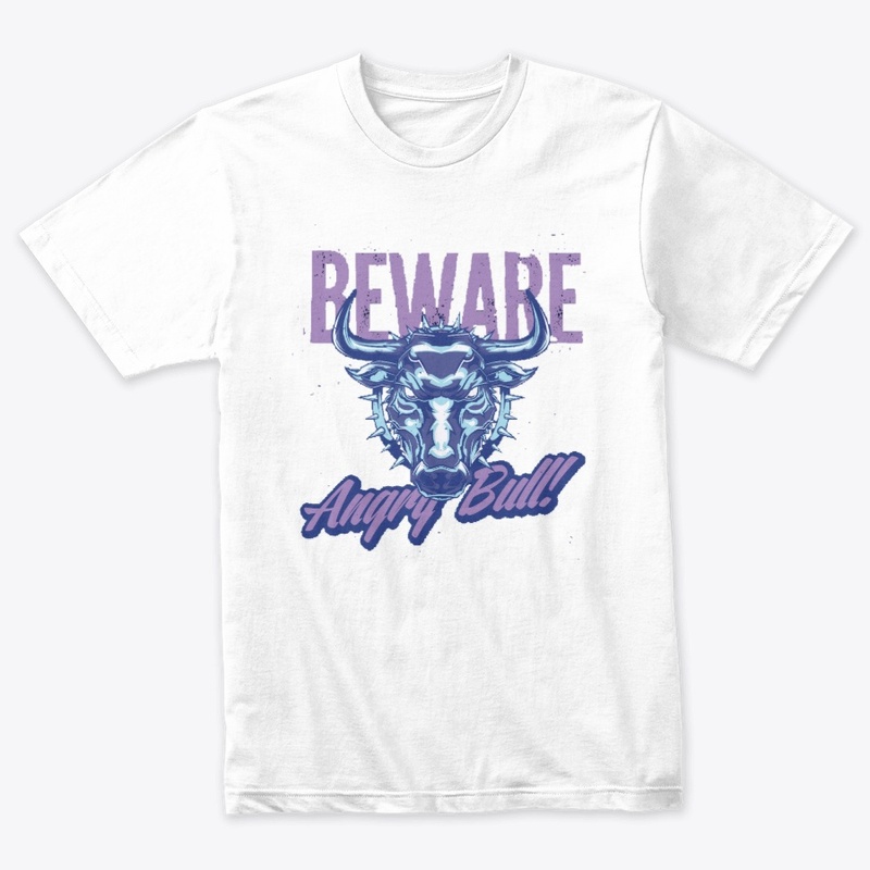 BEWARE ANGRY BULL T-SHIRT 