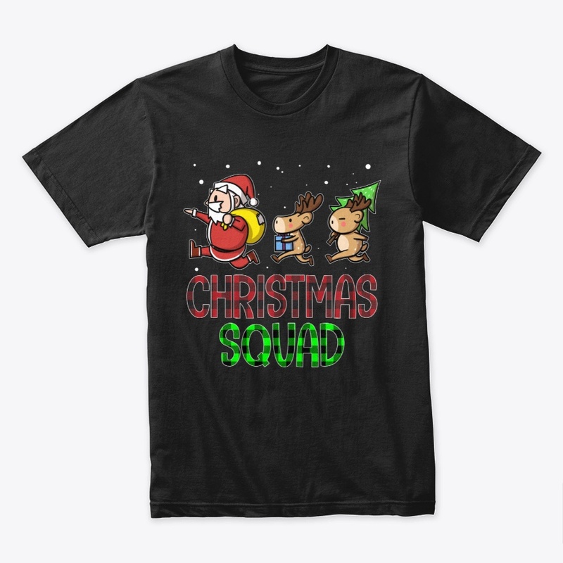 Funny Christmas Squad Santa Reindeer Kid