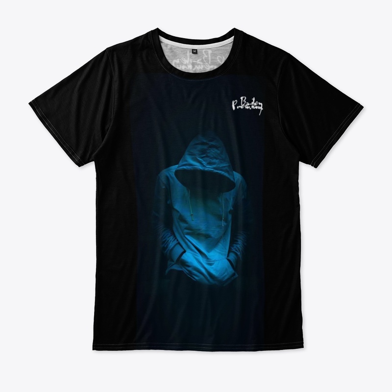 Black Round Neck Tee (Customized)
