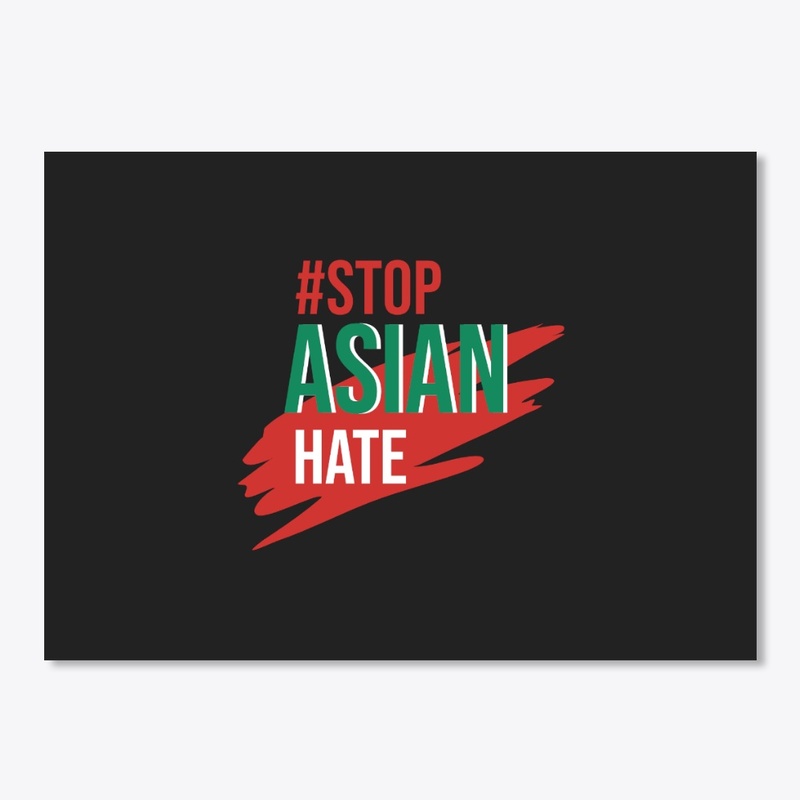 stop asian hate sticker