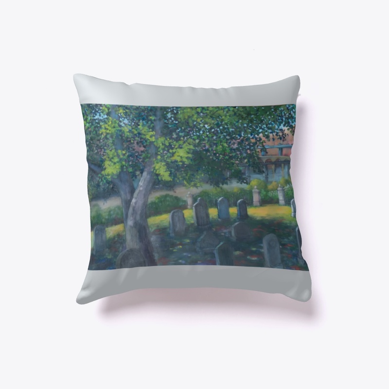 Landscape Painting Grave Yard