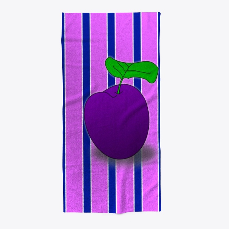 Plum on Fruit Striped Colors
