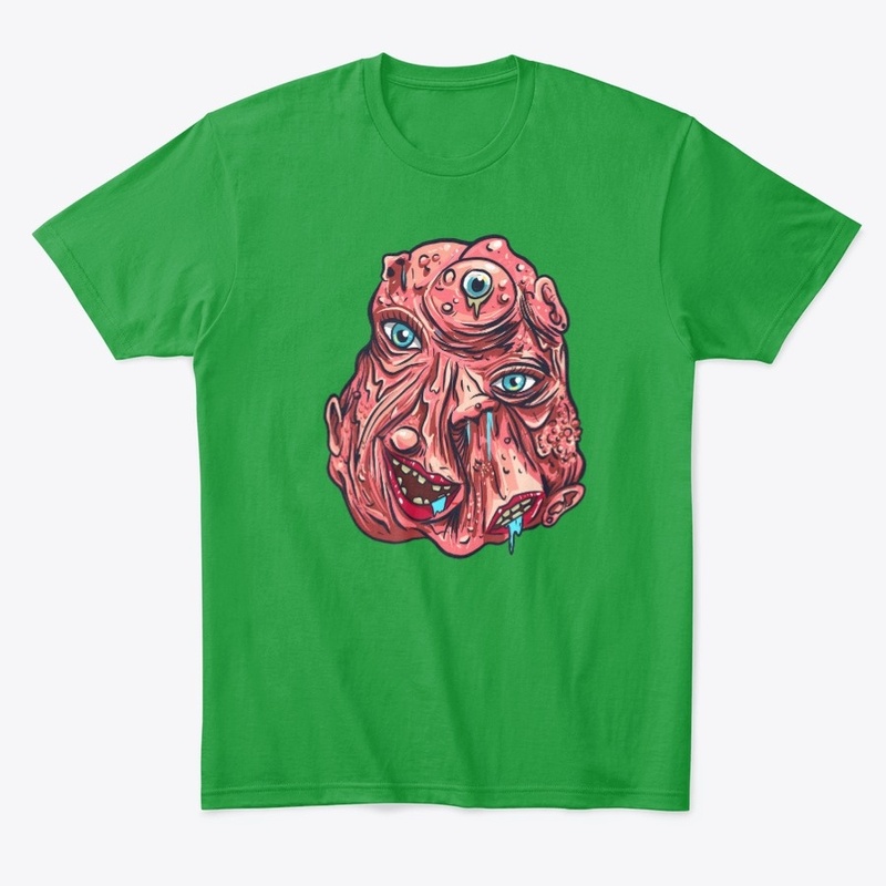 Simple Scary Glob Face Halloween Costume
