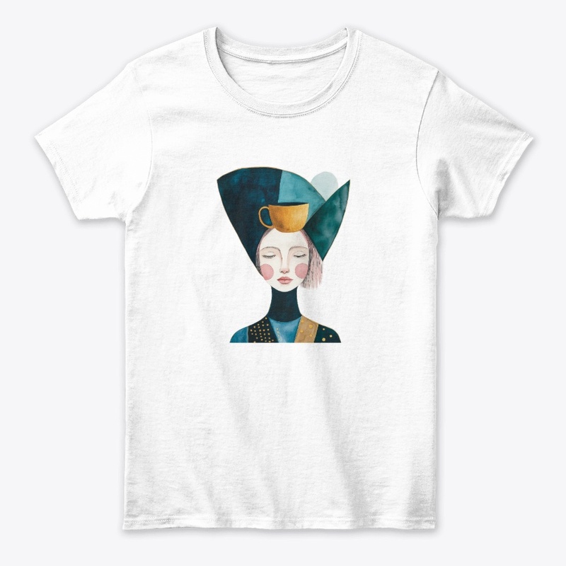 Abstract Female Portrait Art, Modern Art