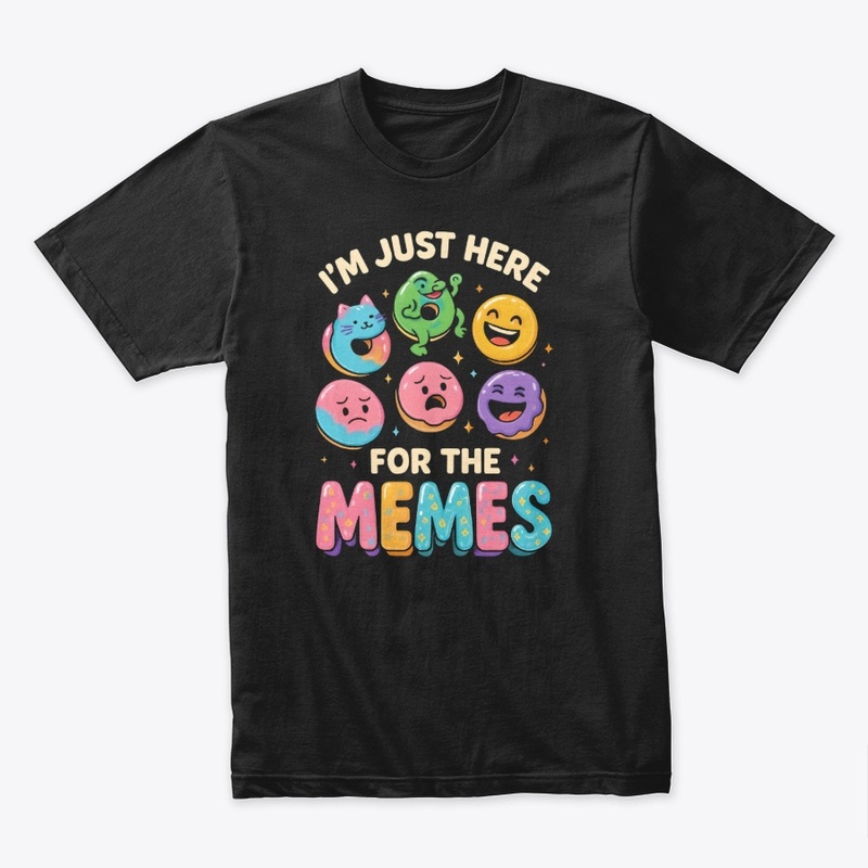 Funny Donut Meme Cartoon Emojis