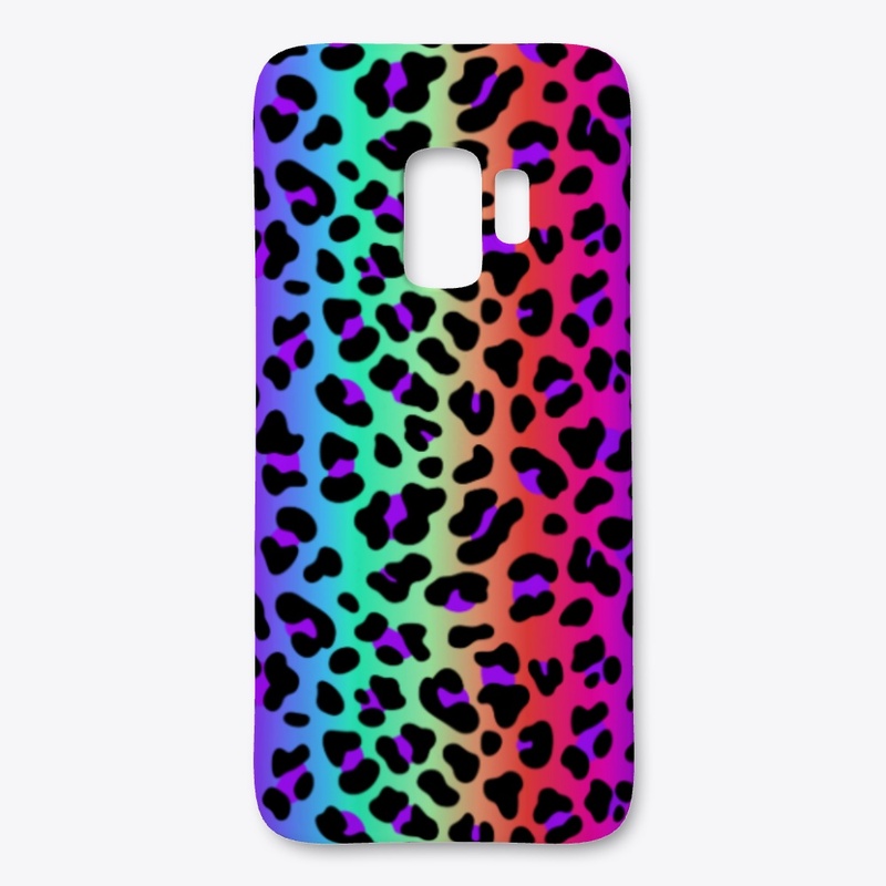 Rainbow Leopard Print