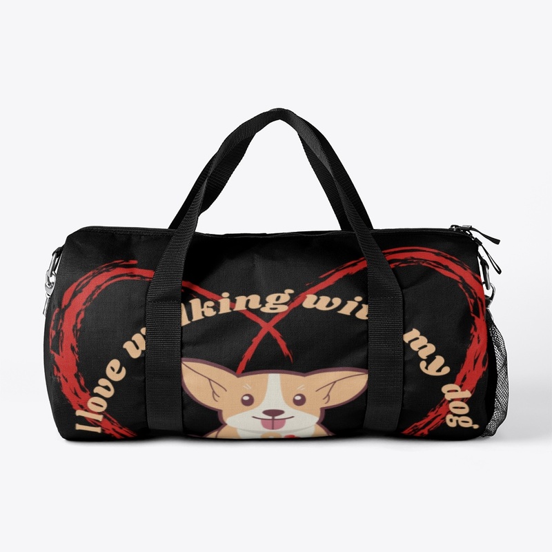 I love walking with my dog