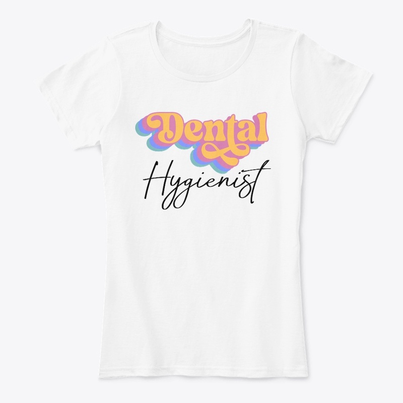 Dental Hygienist Retro Design T-Shirt