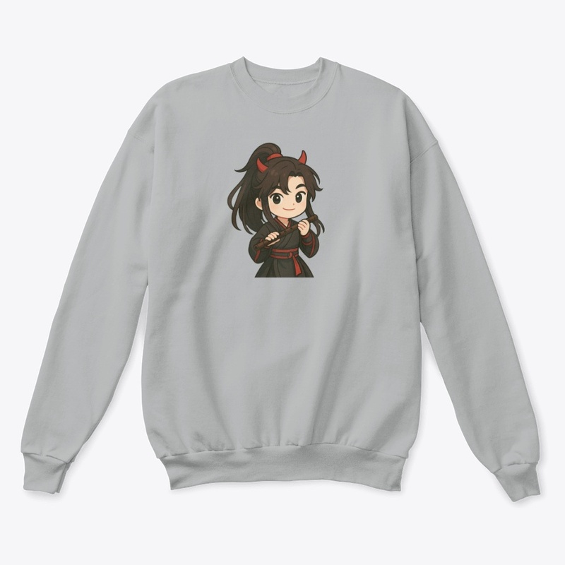 Wei Wuxian Chibi Art|Flute & Demon Horns