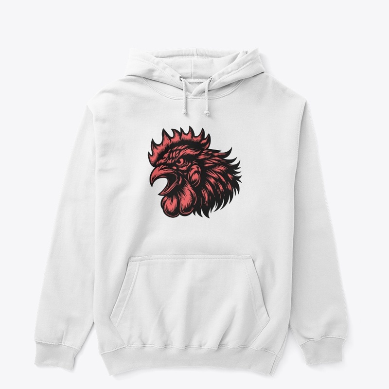 Angry Chicken Head Design