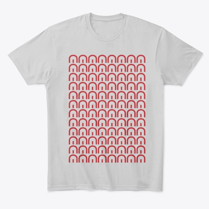 MegaMerch - Red Tiled Logo Tee