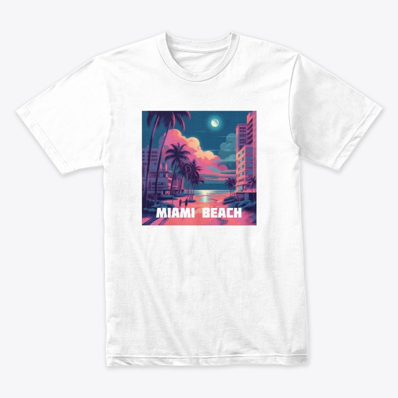 "Moonlit Magic" Miami Beach Graphic