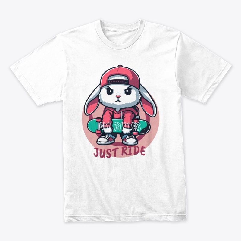 skateboarding bunny attitude