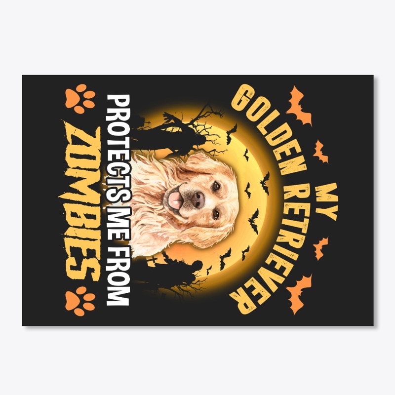 Halloween Golden Retriever Lover Gift