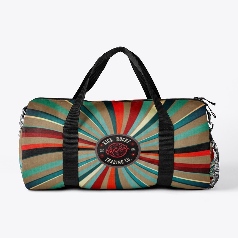 Retro duffle bag
