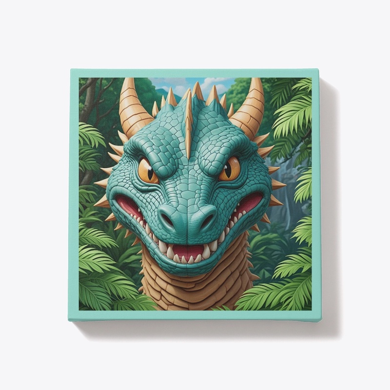 Mythical Jungle Dragon Art