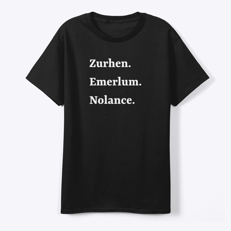 Zurhen. Emerlum. Nolance.