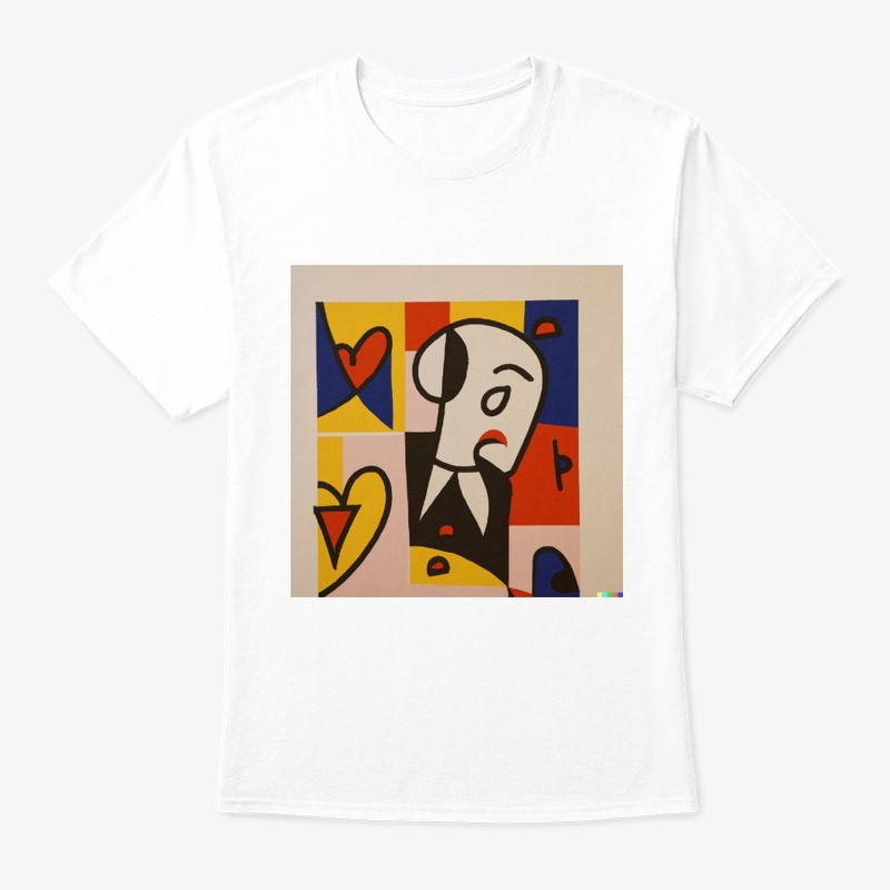 man in wall art