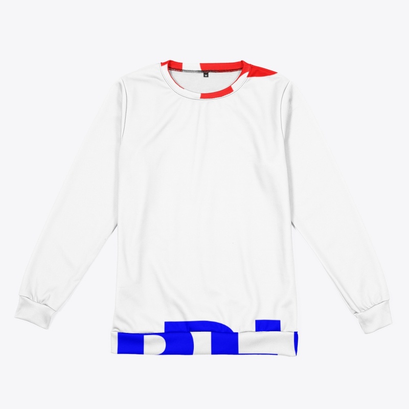 Bed white and blue funny independence na