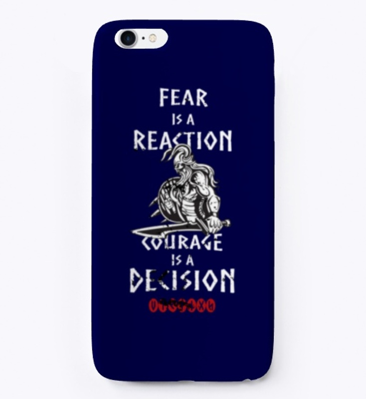 Viking Quote Courage & Fear Warrior Gift