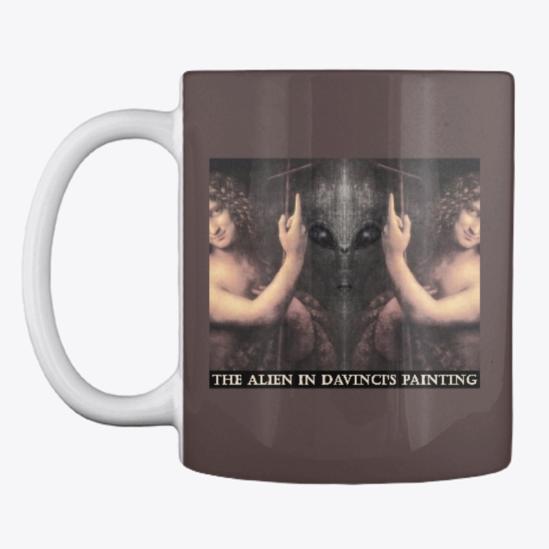 The Alien In Davinci's Painting  T-shirt